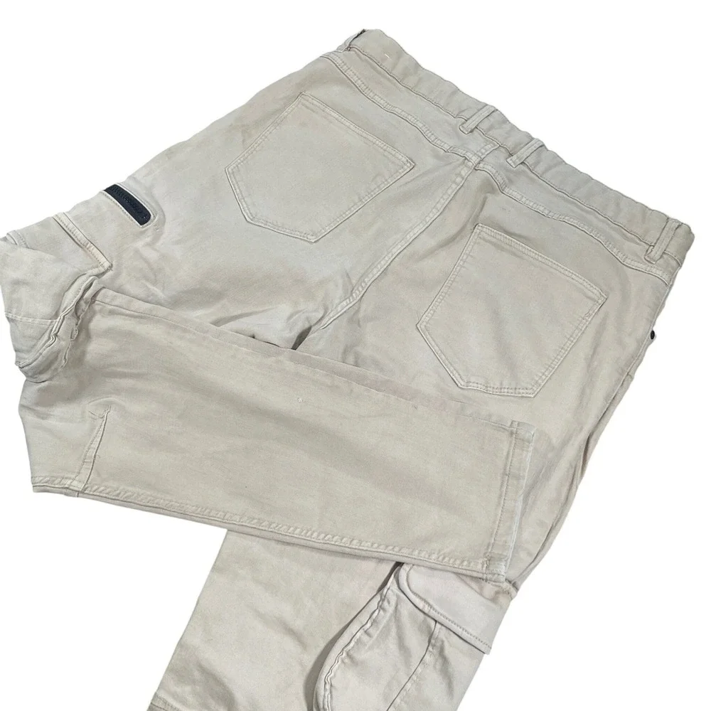 Celio Skinny Cargo Pants Mens 36 Beige Tactical Utility Trousers VOCASKIN 46 EUC